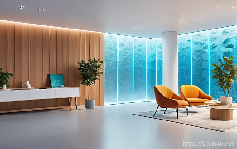 음성 치료 기술의 발전 - **Prompt 2: Personalized AI Voice Rehabilitation**
    A warm, inviting home setting with soft natur...