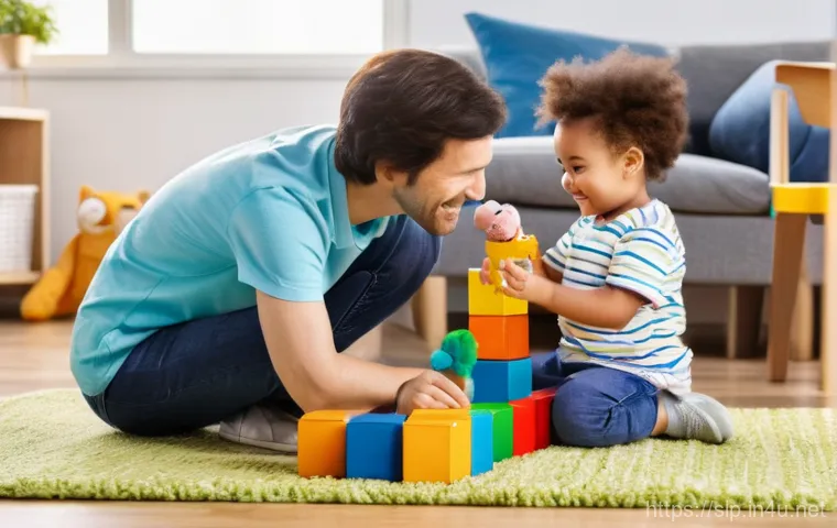 자폐 스펙트럼 언어치료 - A heartwarming, brightly lit close-up of a 10-year-old boy named Ham Jeong-yoon with autism spectrum...